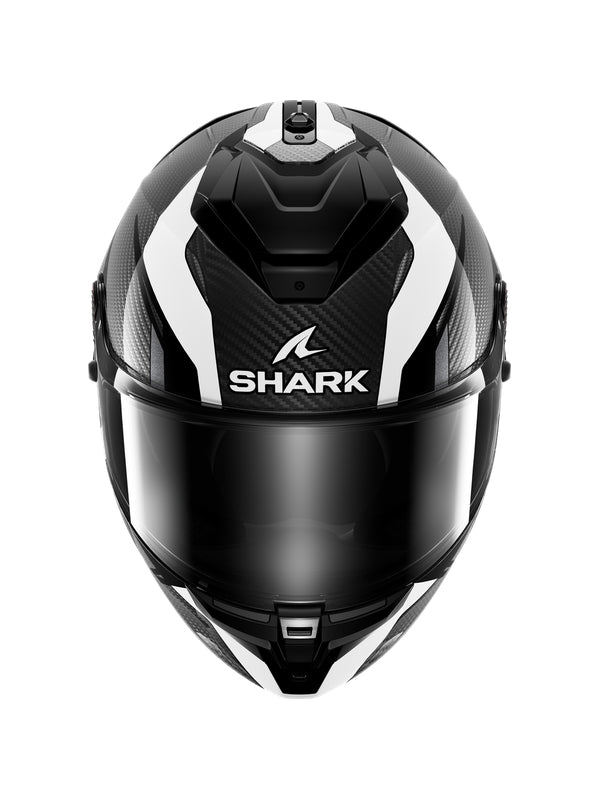 Shark - SPARTAN GT PRO CARBON Carbon White Black - SECURTEX MOTOR SL (t/a MaximoMoto)