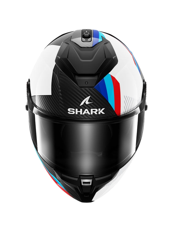 Shark - SPARTAN GT PRO CARBON Carbon White Blue - SECURTEX MOTOR SL (t/a MaximoMoto)