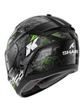 Shark HE1109EKSG RIDILL 2 Helmets Black Silver Green