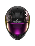 SHARK HELMET D-SKWAL 3 MAYFER MAT BLACK VIOLET GOLD