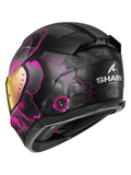 SHARK D-SKWAL 3 MAYFER FULL FACE HELMET BLACK VIOLET ANTHRACITE