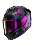 SHARK HELMETS D-SKWAL 3 MAYFER FULL FACE SPORT HELMET VIOLET BLACK GLOSS MAXIMOMOTO.UK