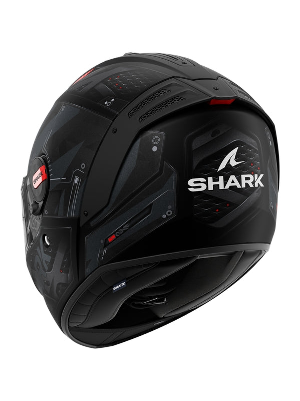 Shark - SPARTAN RS Black Anthracite Red - SECURTEX MOTOR SL (t/a MaximoMoto)