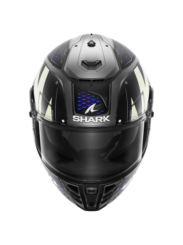 Shark - SPARTAN RS Anthracite Anthracite Blue - SECURTEX MOTOR SL (t/a MaximoMoto)