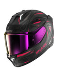SHARK SKWAL i3 LINIK Mat Full Face Helmet Black Violet Anthracite