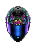 SHARK SPARTAN RS SHAYTAN Full Face Helmet Black Green Violet