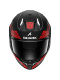SHARK SKWAL i3 RHAD Full Face Helmet Matte Black Chrome Red