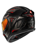 SHARK i3 LINIK Full Face Helmet Black Anthracite Red