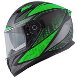 GIVI FULL HELMET 506/STOCCARDA.D/FOLLOW TITANIUM-MT/GREEN - SECURTEX MOTOR SL (t/a MaximoMoto)
