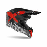 AIROH - WRAAP YOUTH SMILE RED MATT HELMETS