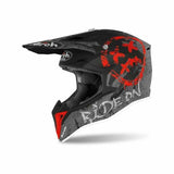 AIROH - WRAAP YOUTH SMILE RED MATT HELMETS