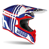 AIROH - WRAAP YOUTH BROKEN BLUE/RED GLOSS HELMETS