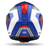 AIROH - WRAAP YOUTH BROKEN BLUE/RED GLOSS HELMETS