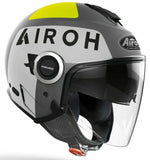 AIROH - HELIOS UP GRAY MATT HELMETS - SECURTEX MOTOR SL (t/a MaximoMoto)