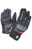 MUGENRACE G-MNR-1970 NEO CORTOS Moto Guantes Negro Rojo