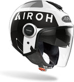 AIROH - HELIOS UP WHITE GLOSS HELMETS - SECURTEX MOTOR SL (t/a MaximoMoto)