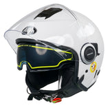 AIROH - HELIOS HELMETS COLOR WHITE GLOSS - SECURTEX MOTOR SL (t/a MaximoMoto)