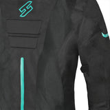 Bela Highland Lady Textile Jacket Black/Turquoise