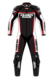 MUGENRACE LS1-MNR-1903 Kid Ohvale Traje Cuero Negro Blanco Rojo