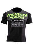 MUGENRACE T-MNR-2430 RIP-S Camiseta algodón Negro Amarillo