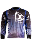 MUGENRACE CR-MNR-2491 TENTO CRUZ JERSEY NEGRO AZUL