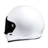 HJC V10 Plain On-Road Motorcycle Riding Helmet White