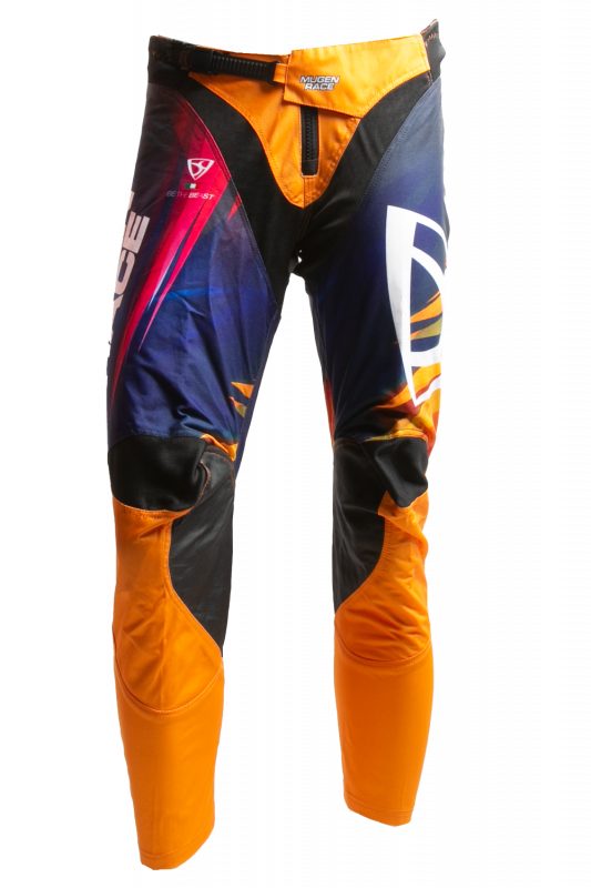 MUGENRACE CR-MNR-2498 MULTI CRUZ PANTALONES NARANJA AZUL