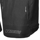 R-Tech Knight Rider Short Motorcycle Racing Jacket Black Dark Grey