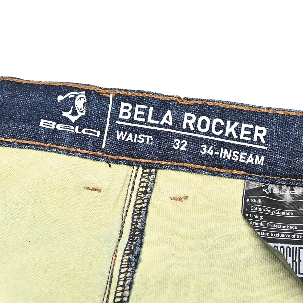 BELA ROCKER PANTALON DE HOMBRE AA APROBADO CE VAQUERO JEANS 34L AZUL