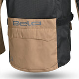 BELA Onsaker Motorcycle Textile Jacket - Sand Black Orange
