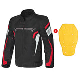 BELA HIGHLAND MAN Textile Motorcycle Jacket Black White Red