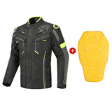 R-TECH KNIGHT RIDER 3IN1 Motorcycle Jacket (Long) Black/Anthracite/Yellow