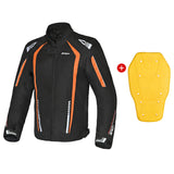 R-TECH MARSHAL Motorcycle Textile Jacket Black/Orange