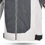 R-TECH SPIRAL MESH MOTORCYCLE JACKET BLACK/WHITE/GREY/RED