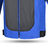 R-TECH SPIRAL MESH MOTORCYCLE JACKET BLUE GRAY GREEN