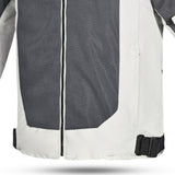 R Tech Spiral Mesh Motorcycle Jacket Ice Grey Yellow Flour