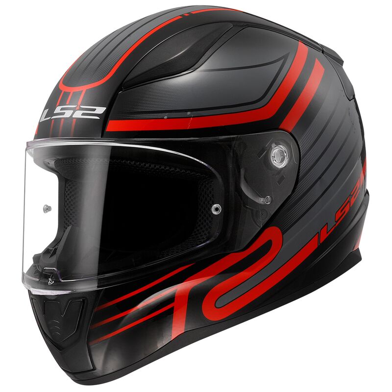 LS2 FF353 RAPID FULL FACE II CIRCUIT BLACK RED-06 3XL