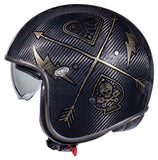 PREMIER - VINT HELMET. CARBON NX GOLD CHROM - SECURTEX MOTOR SL (t/a MaximoMoto)