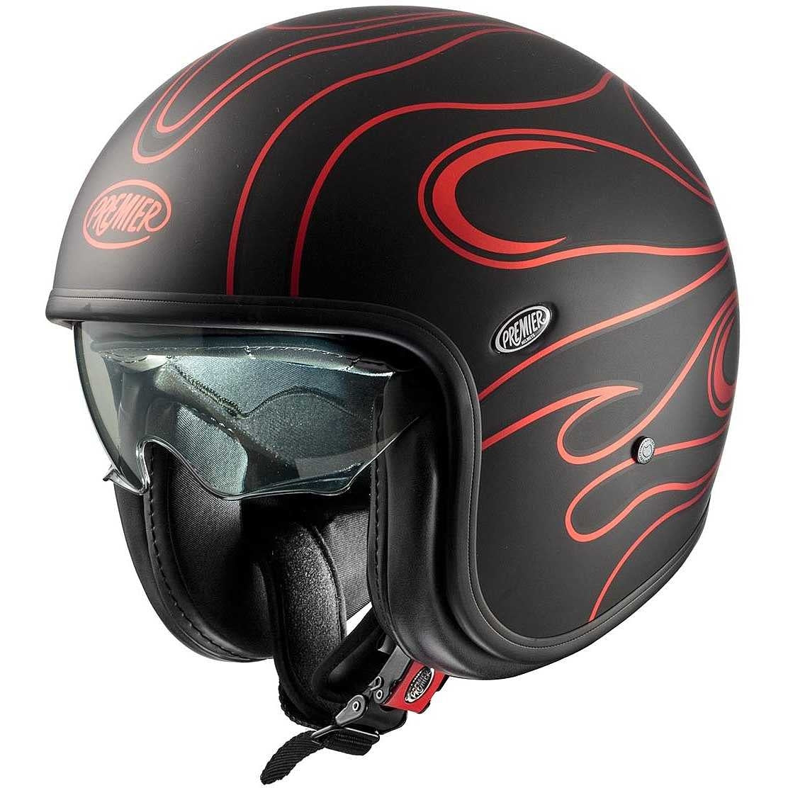 PREMIER - VINT HELMET. FR RED CHROM BM - SECURTEX MOTOR SL (t/a MaximoMoto)