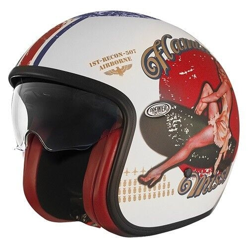 PREMIER - VINT HELMET. PIN UP8 BM - SECURTEX MOTOR SL (t/a MaximoMoto)