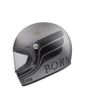 Premier Trofeo BTR 17 BM Full Face Touring Motorcycle Helmet Grey Black