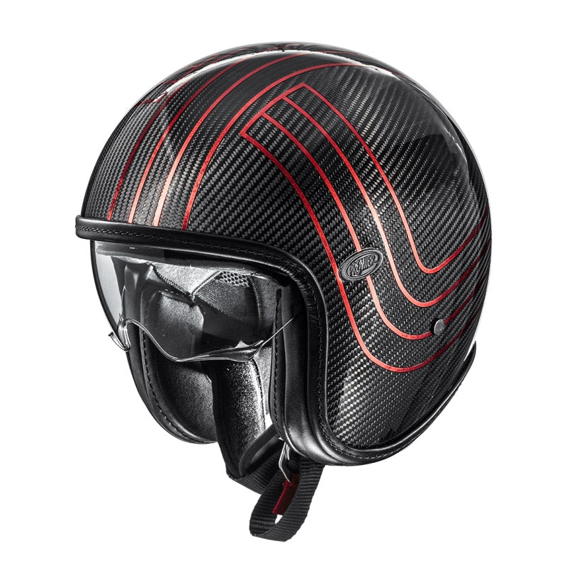 PREMIER - VINT.PLATIN HELMET ED. CAR.EX RED CHROM - SECURTEX MOTOR SL (t/a MaximoMoto)