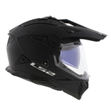 LS2 MX702 PIONEER II ADVENTURE MOTORCYCLE HELMET MATT BLACK