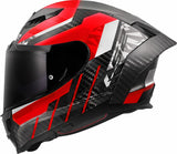 LS2 FF807 Dragon Trax Sports Motorcycle Full Face Helmets Red