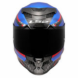 LS2 FF807 Dragon Trax Touting Motorcycle Full Face Helmet Blue Red