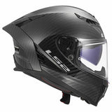 LS2 FF807 Dragon Full Face Motorcycle Helmet Matt Carbon