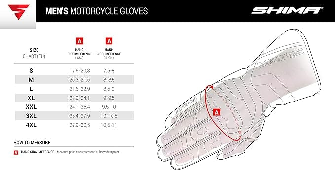 SHIMA TOURING DRY GUANTES BLACK - SECURTEX MOTOR S.L (t/a MaximoMoto)