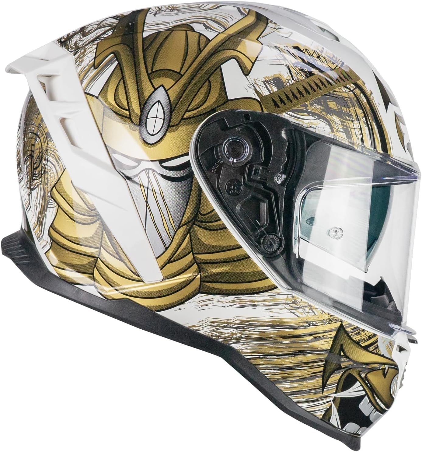 CGM - 363S SHOT NIPPO Bianco Oro - SECURTEX MOTOR SL (t/a MaximoMoto)