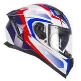 CGM 311G BLAST SPORT Moto Integrales Casco Blanco Azul