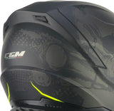 CGM - 321S ATOM SKULL Nero Giallo fluo opaque - SECURTEX MOTOR SL (t/a MaximoMoto)